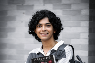 Singer-songwriter Angel Noor in the official promotional image for his latest song, Premer Suchak.